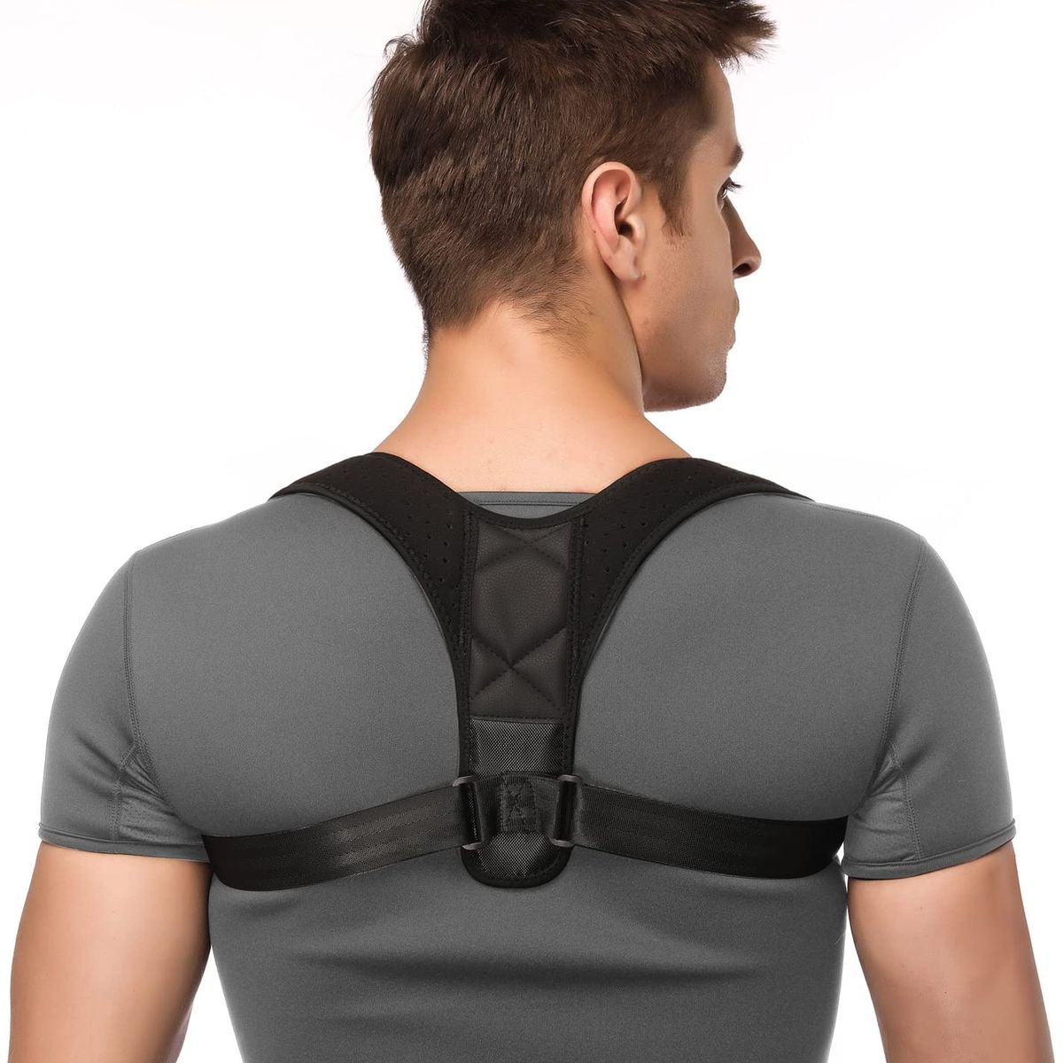 TIOZONEY - Corrector De Postura Invisible Unisex-Negro