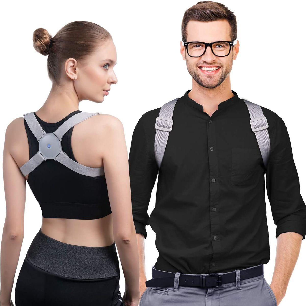 TIOZONEY - Inteligente con Vibración Corrector De Postura Invisible Unisex