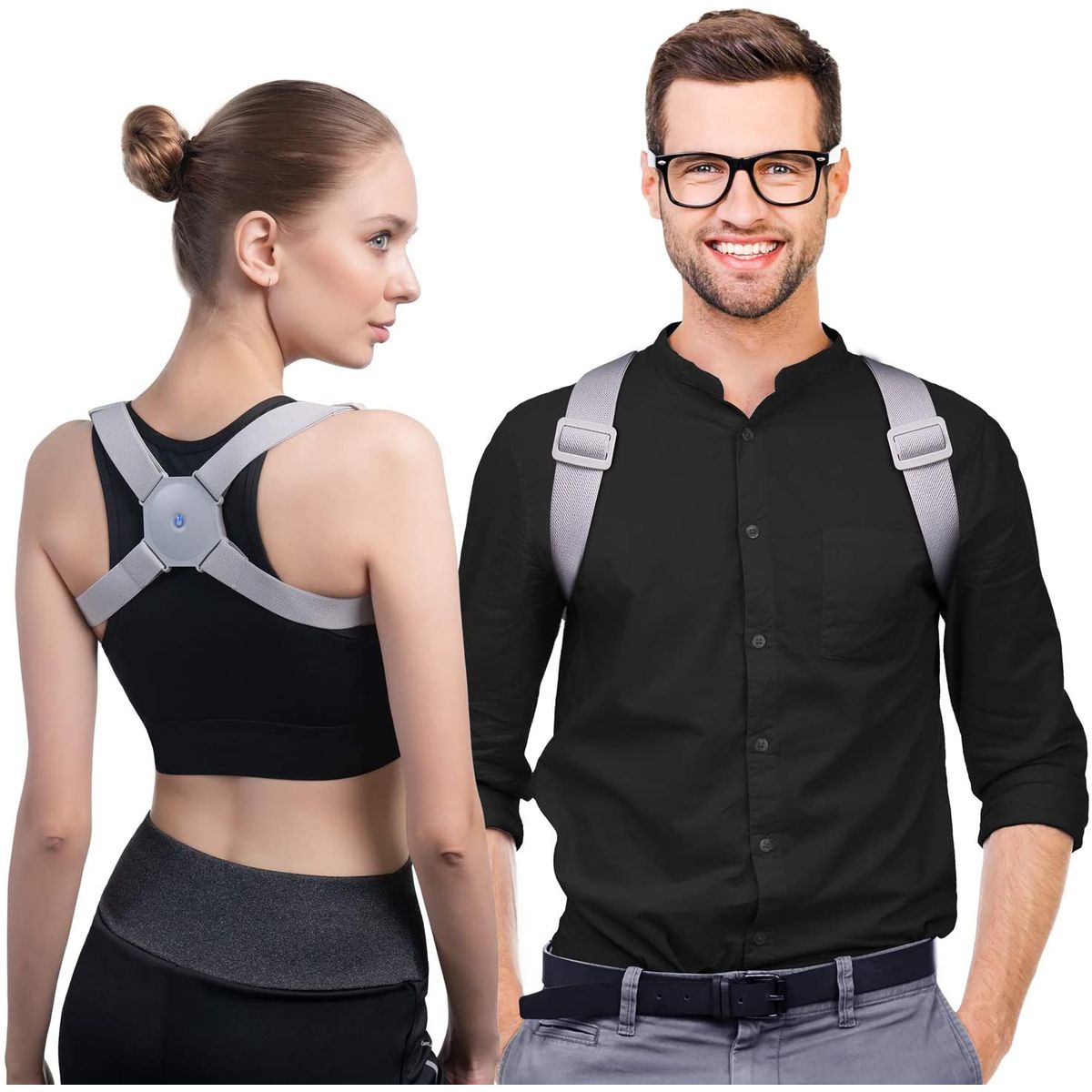 TIOZONEY - Inteligente con Vibración Corrector De Postura Invisible Unisex