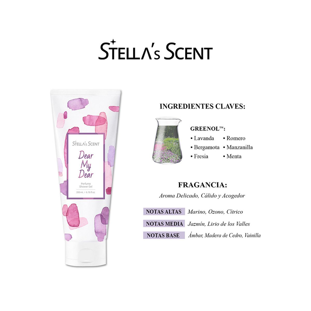 STELLA'S SCENT - Gel De Ducha Dear my Dear 200ml Stellas Scent Korea