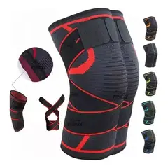 TIOZONEY - 1 Par Rodilleras Elásticas Deportivas Compresion Para Gym