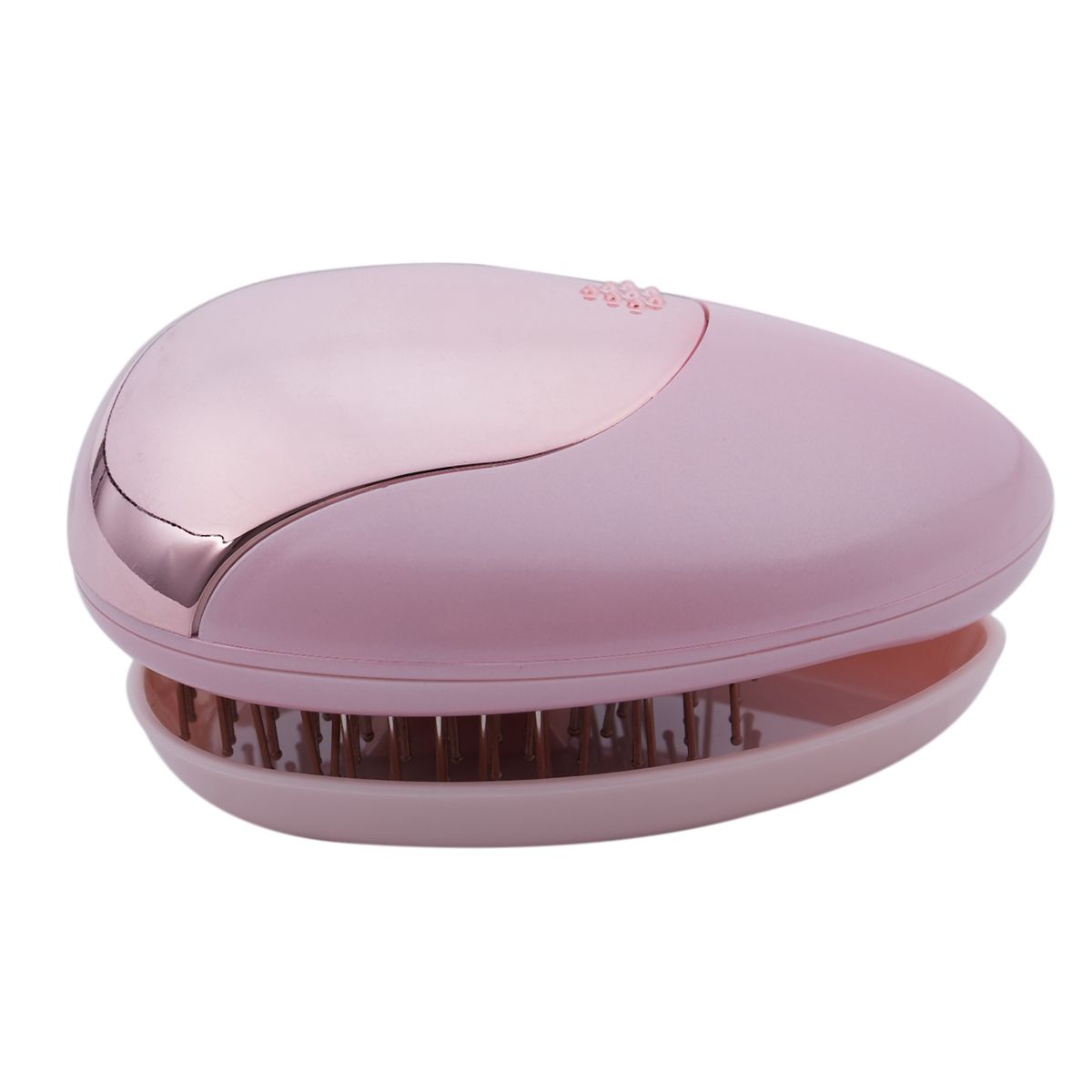 TIOZONEY - Alisador de cabello iónico portátil con cepillo eléctrico