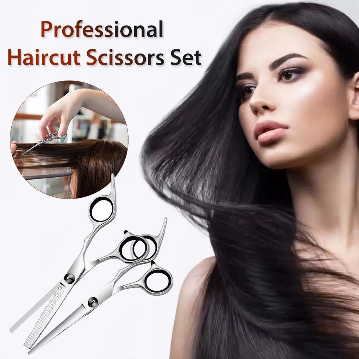 TIOZONEY - Más vendido Set de peluquería profesional Set de tijeras de peluquero