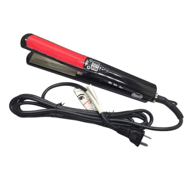 TIOZONEY - Plancha profesional de pelo cerámica con pantalla LCD UR Planc