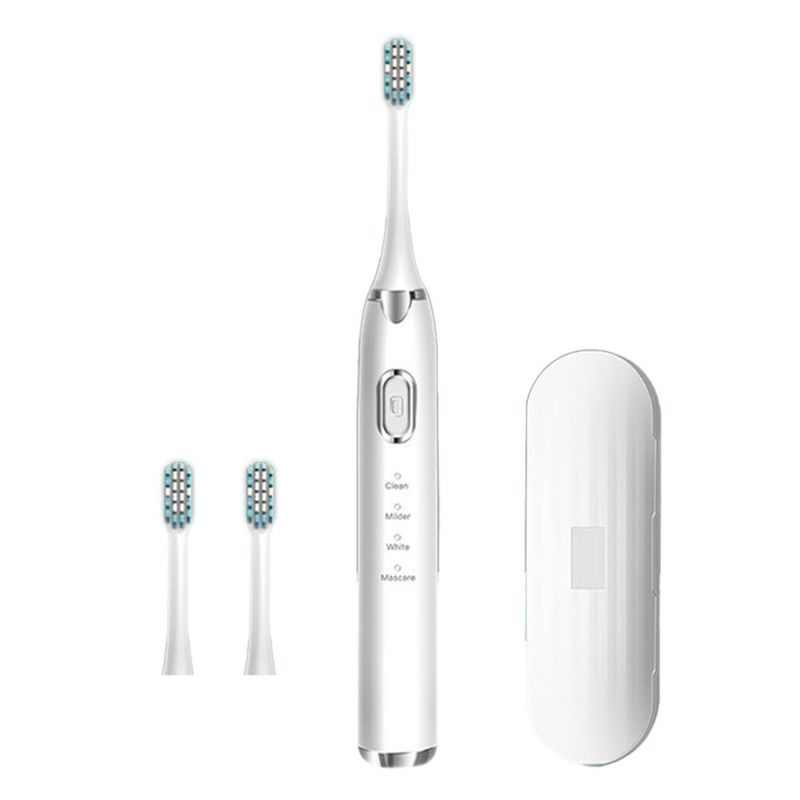 TIOZONEY - Moderno cepillo de dientes eléctrico con temporizador Ultrasónico IPX7.-