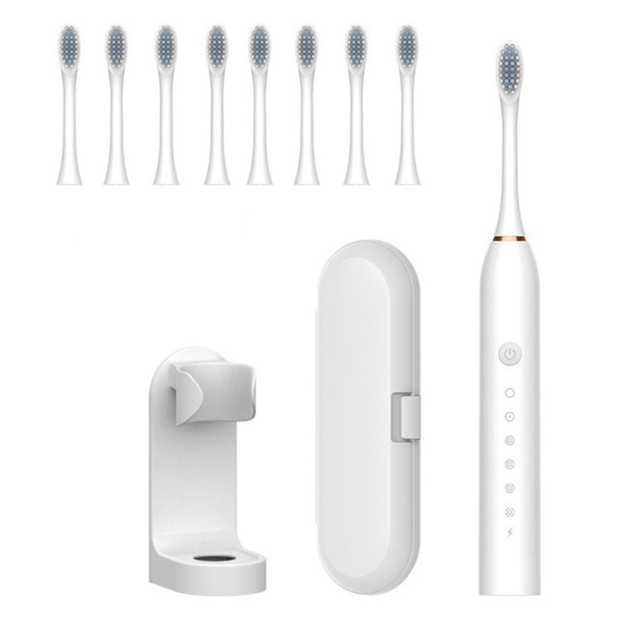 TIOZONEY - Cepillo de dientes eléctrico ultrasónico con temporizador para adultos