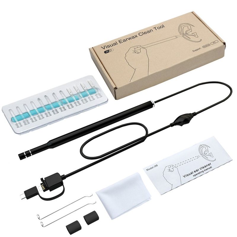 TIOZONEY - Oído otoscopio limpieza kit.-