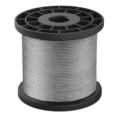 GENERICO - Piola Cable De Acero Galvanizado 100 M