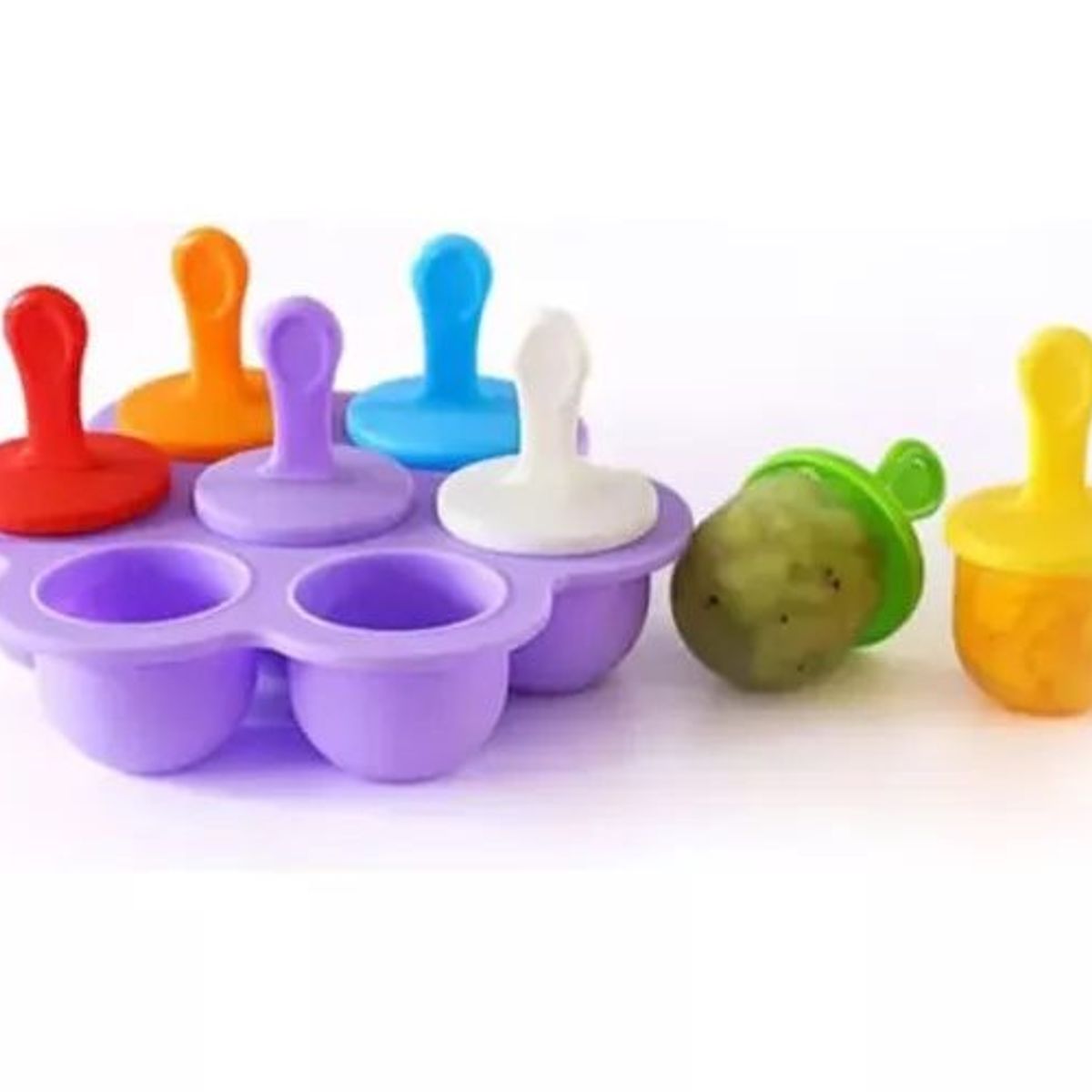 GENERICO - Moldes de silicona para helados 7 Compartimientos