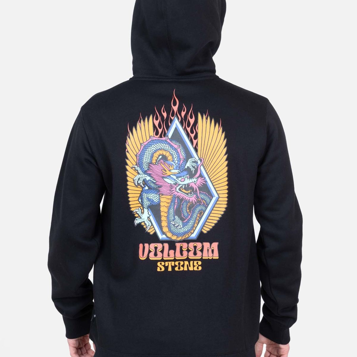 VOLCOM - Poleron Aero Negro Hombre Volcom - Negro