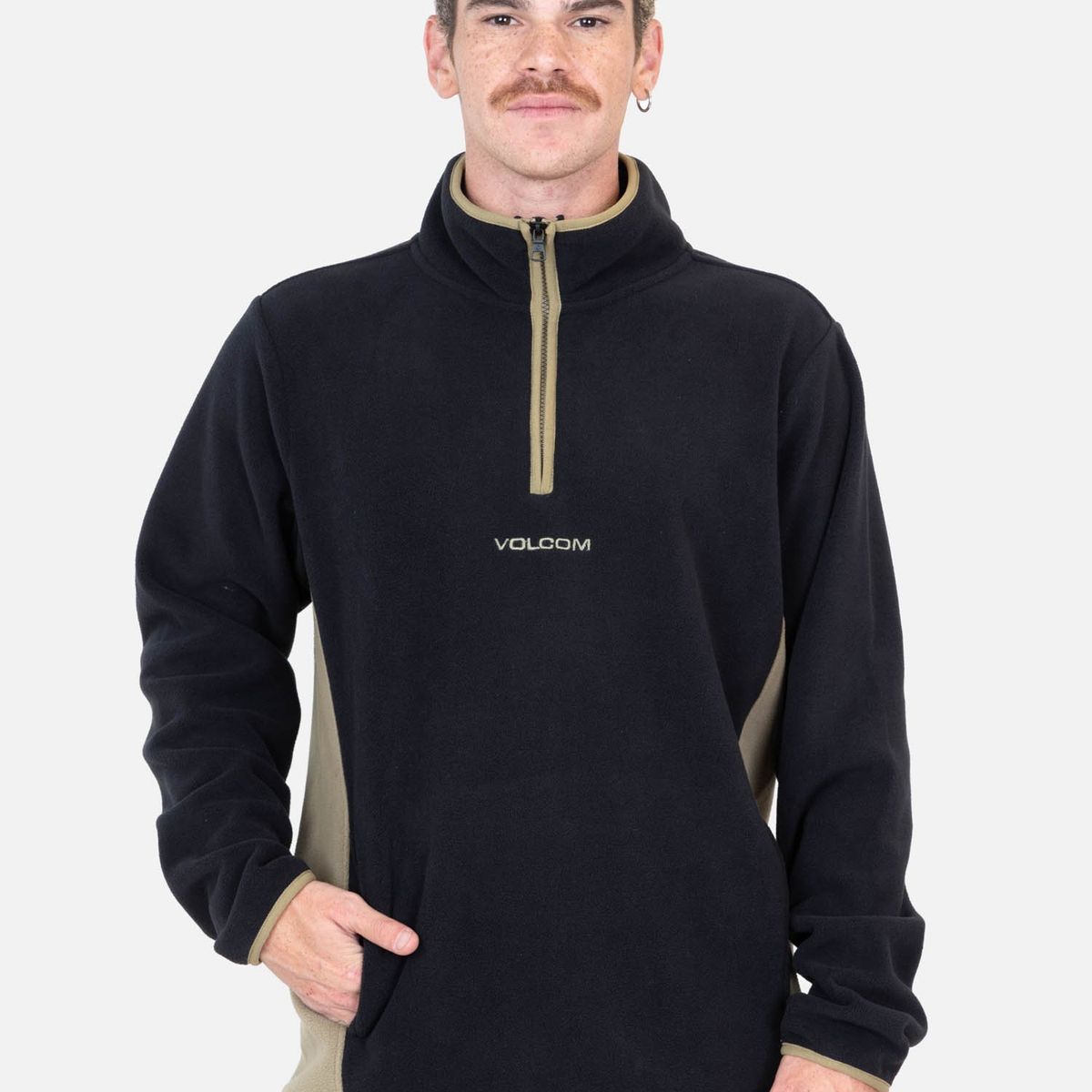 VOLCOM - Poleron Fire Negro Hombre Volcom - Negro.