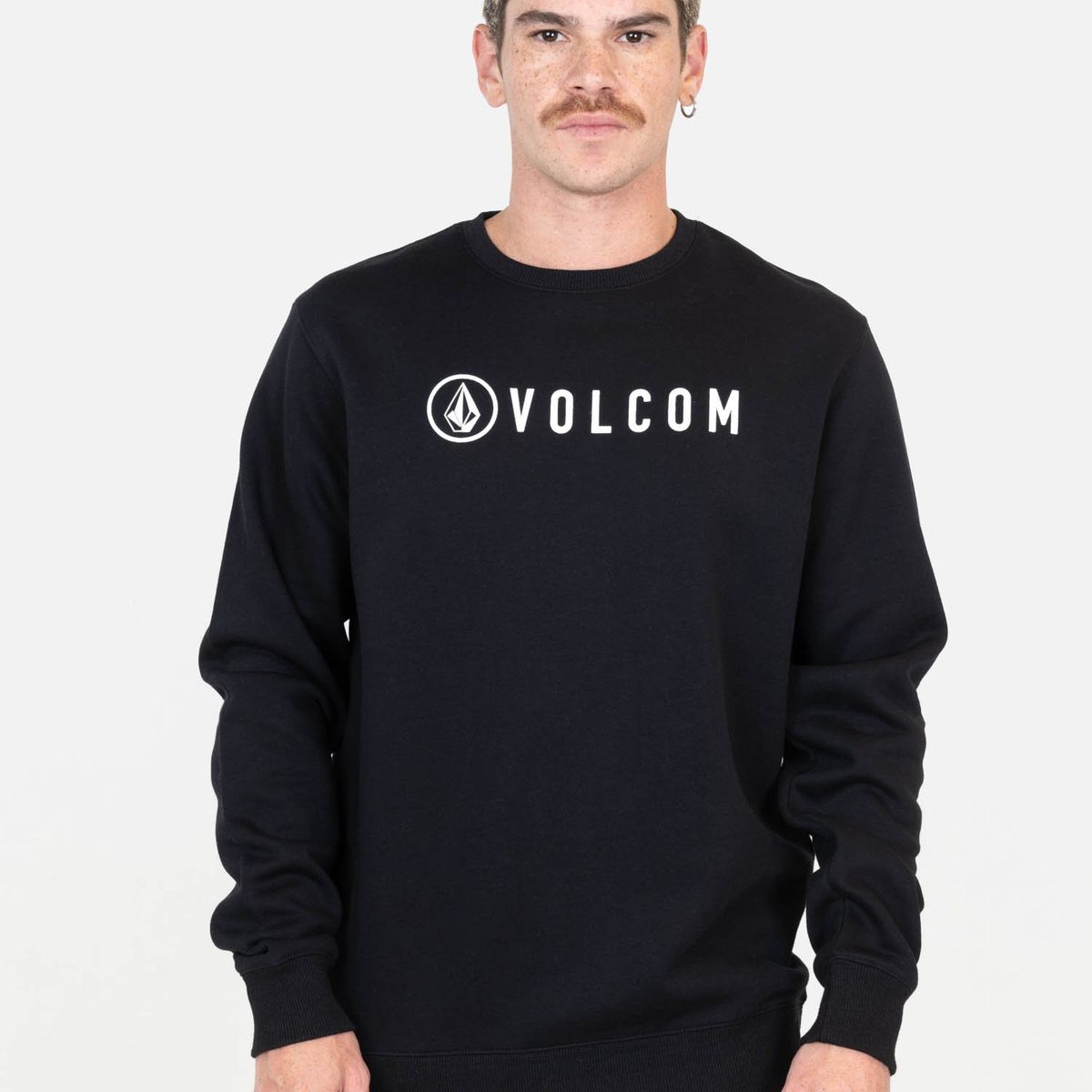 VOLCOM - Poleron Eclipse Negro Hombre Volcom - Negro.