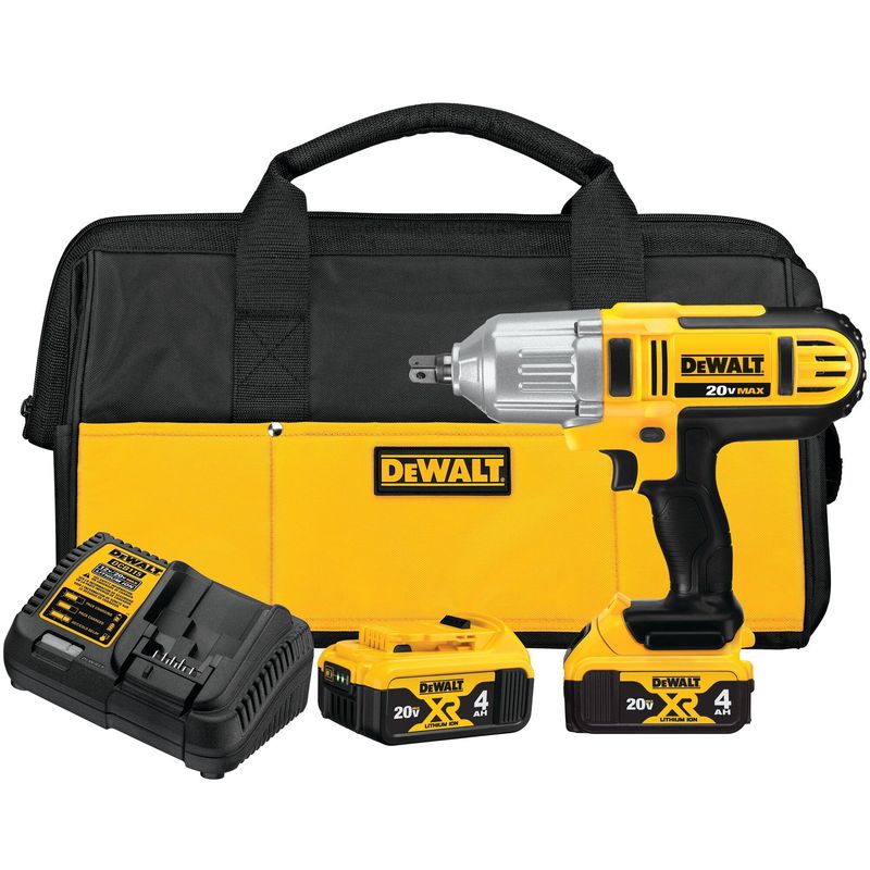 DEWALT - Llave impacto con clavija detención 20V DEWALT DCF889M2-B2