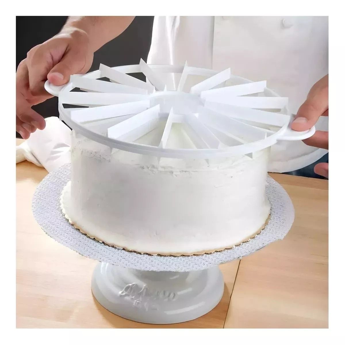 GENERICO - Cortador torta rebanadas 14 / 16 porciones pasteles