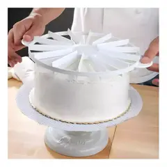 GENERICO - Cortador torta rebanadas 14 / 16 porciones pasteles