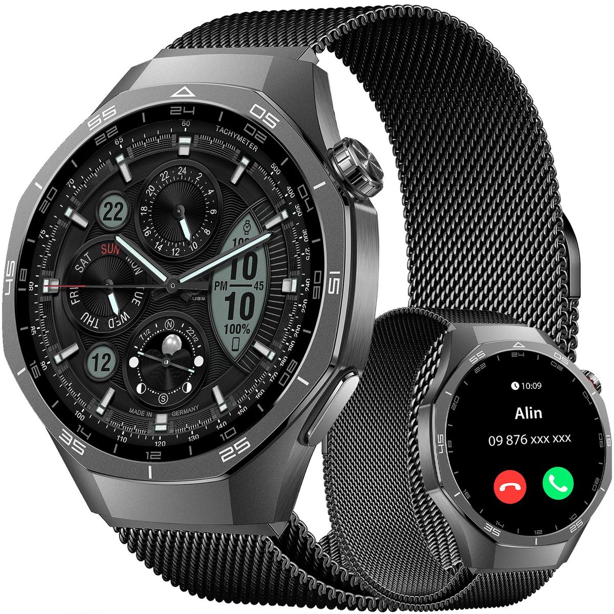 GENERICO - Smartwatch Racer Ultra Hombre Reloj Inteligente compatible Android-iOS