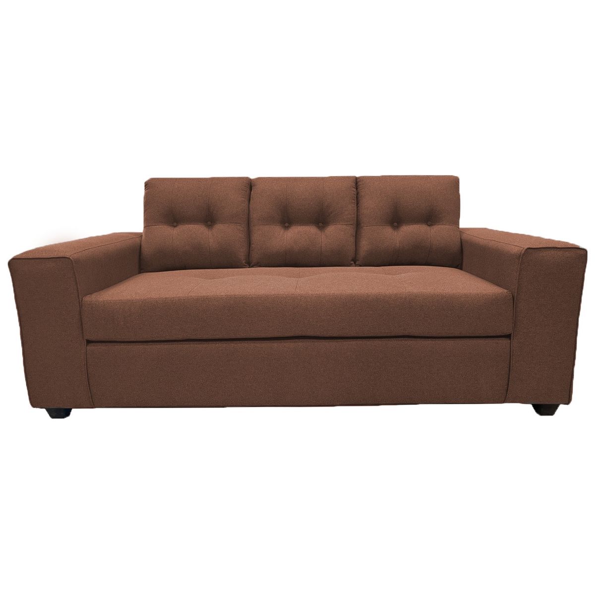 GENERICO - Sofá 3 cuerpos Martina Lino Café
