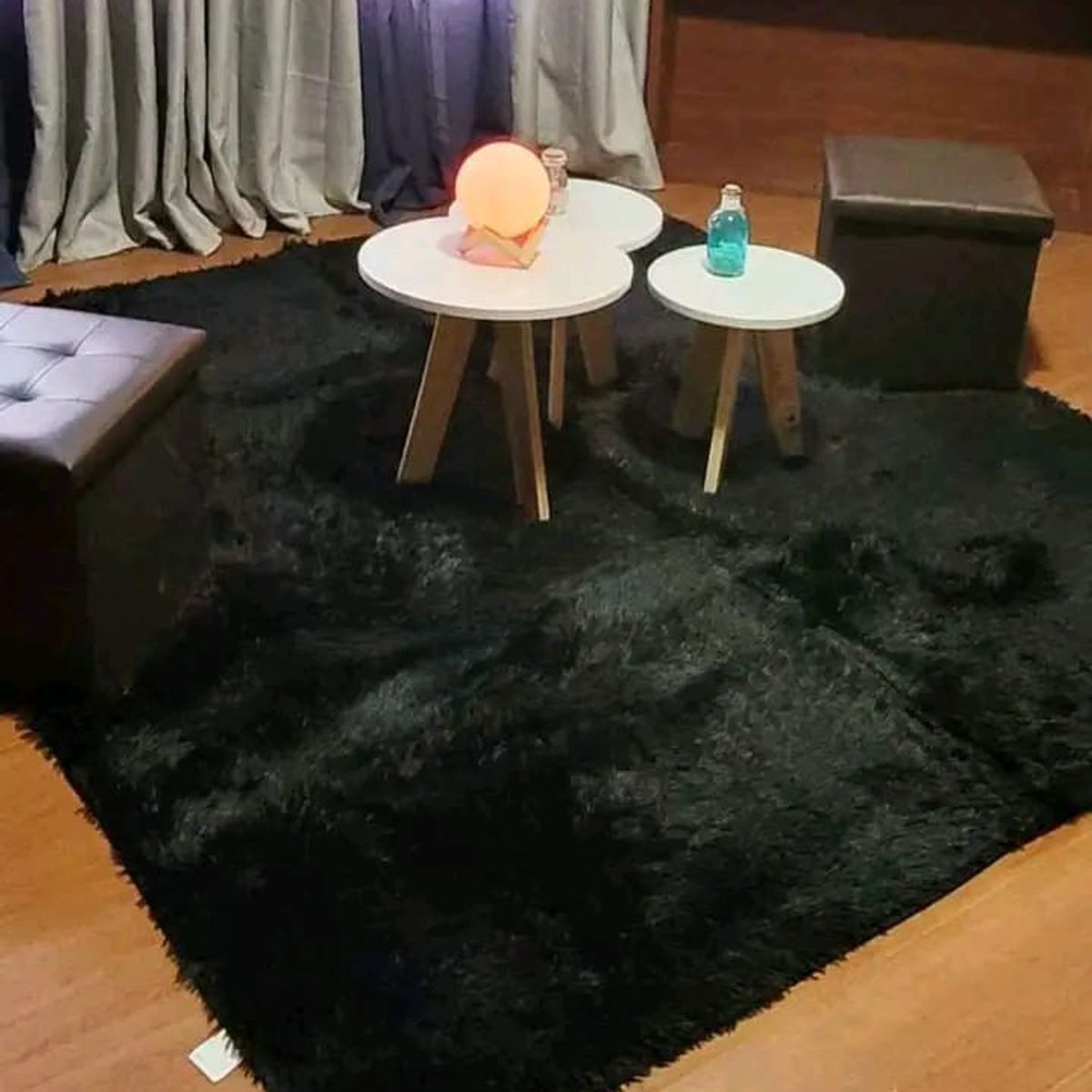 GENERICO - ALFOMBRAS PELO LARGO TIPO PELUCHE SUAVES PARA DECORACION DE HOGAR