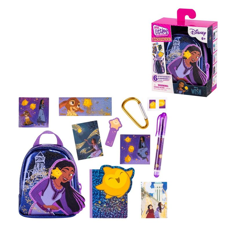 ANSALDO - Mochila Disney Con Accesorios Real Littles - Wish