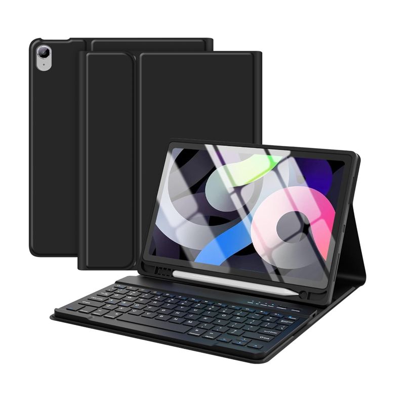 JOIGO - Funda Con Teclado Español Para iPad Air 13 M3 2025 Negro