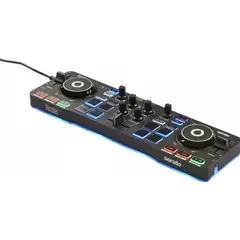 HERCULES - DJControl Starlight Compacto Potente y con Luces RGB