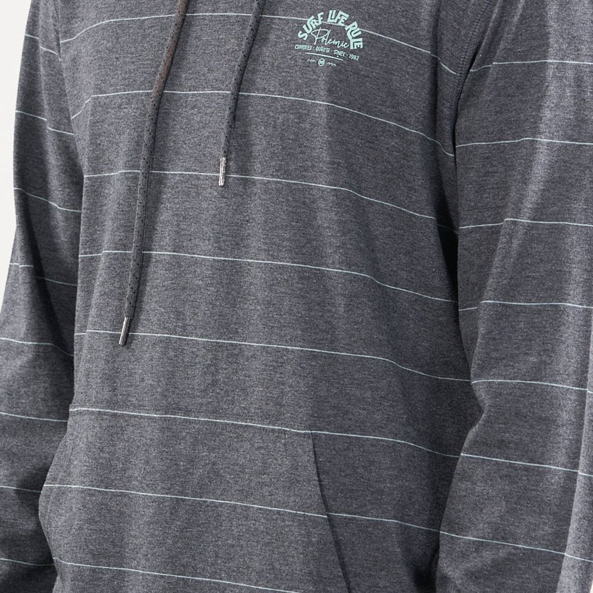 POLEMIC - Polera manga larga bolsillo Gorro 6300 Polemic