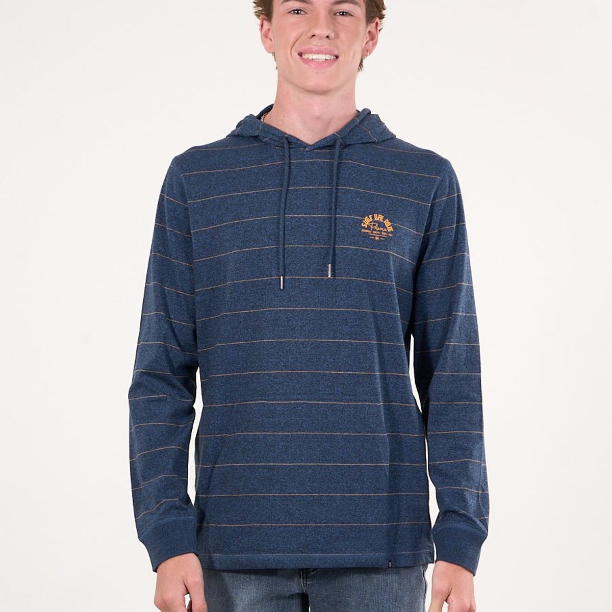 POLEMIC - Polera manga larga bolsillo Gorro 6300 Polemic