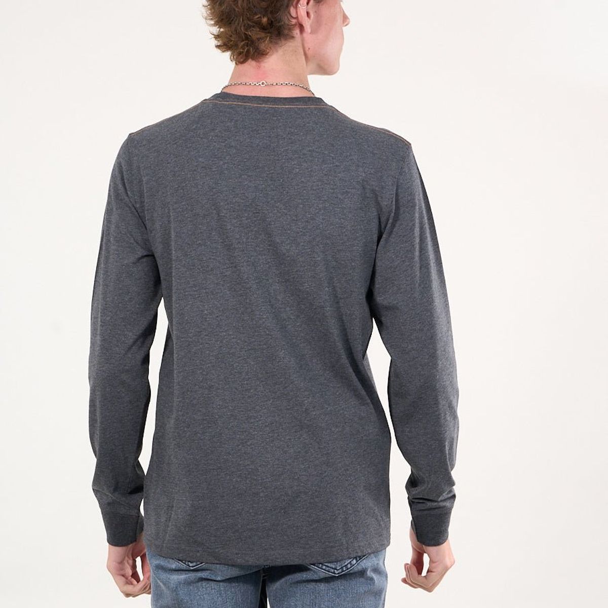 POLEMIC - Polera manga larga Melange 6301 Polemic