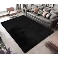 GENERICO - ALFOMBRAS PELO LARGO SUAVES PARA DECORACION DE HOGAR