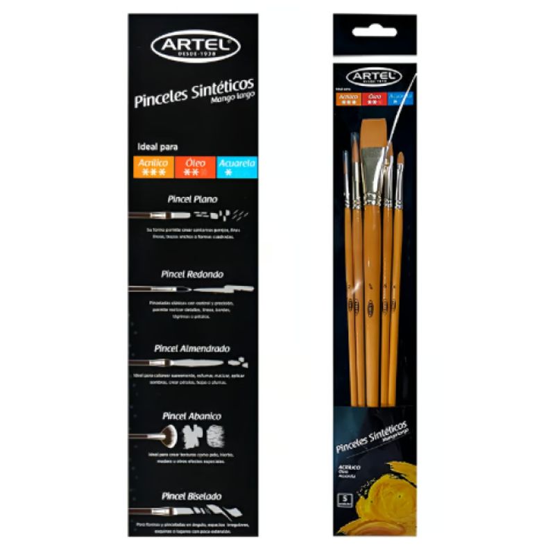 ARTEL - Set pinceles para Acrílico - Artel