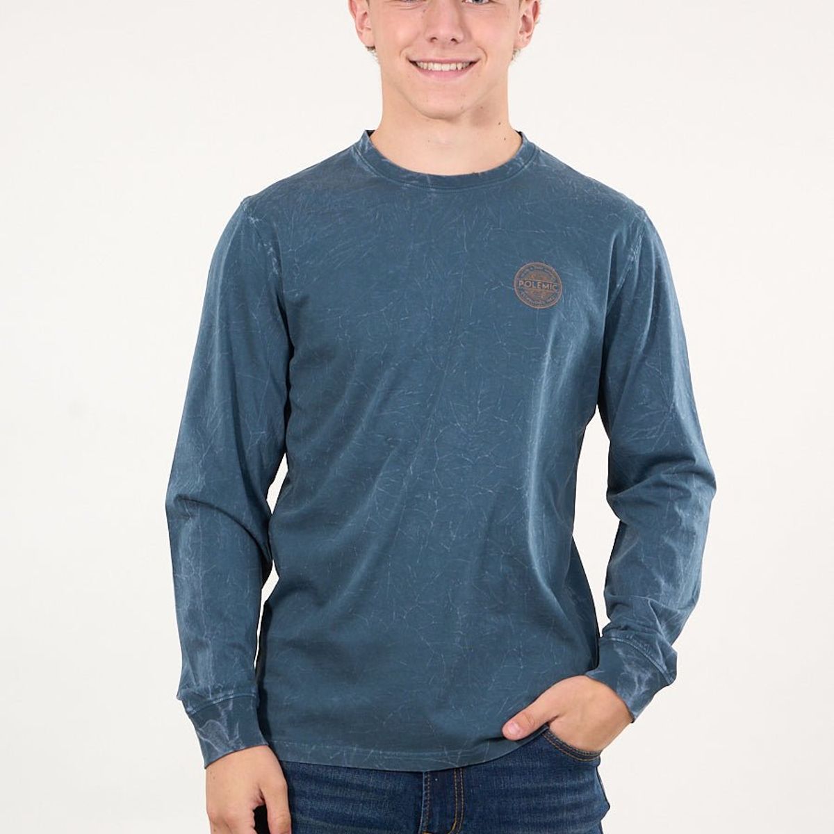 POLEMIC - Polera manga larga Procesada 6303 Polemic.