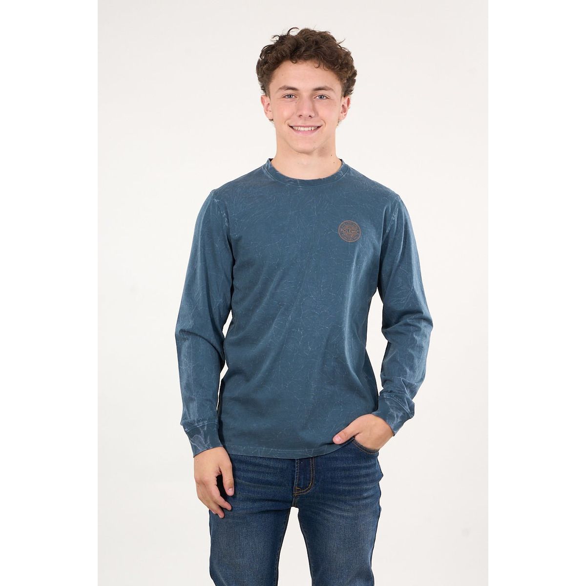 POLEMIC - Polera manga larga Procesada 6303 Polemic.