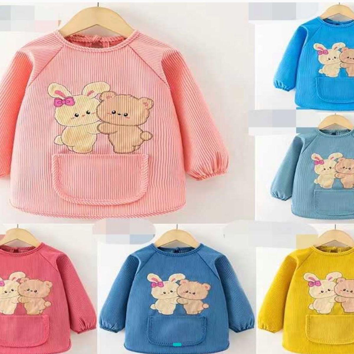 GENERICO - Delantal Cotele Impermeable Jardín Comida Para Bebes