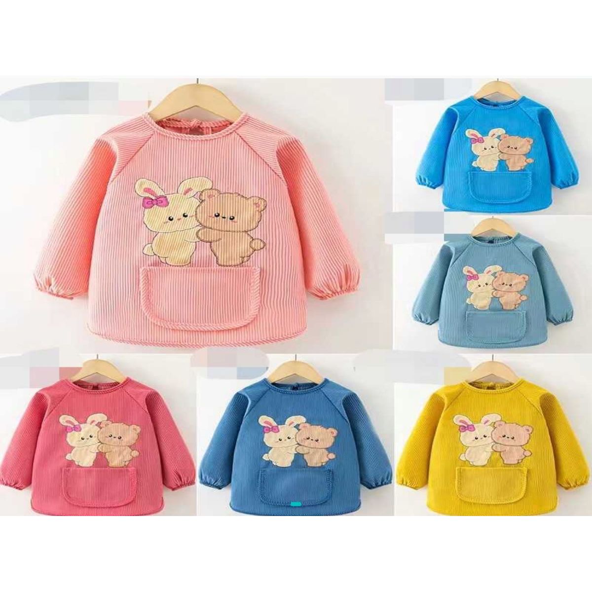 GENERICO - Delantal Cotele Impermeable Jardín Comida Para Bebes