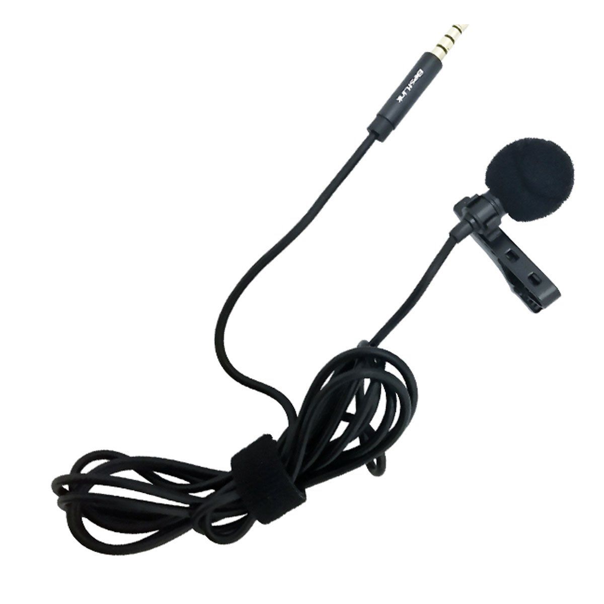 BESTLINK - MICROFONO CON CLIP 3.5MM, 1,5 MTS. NEGRO