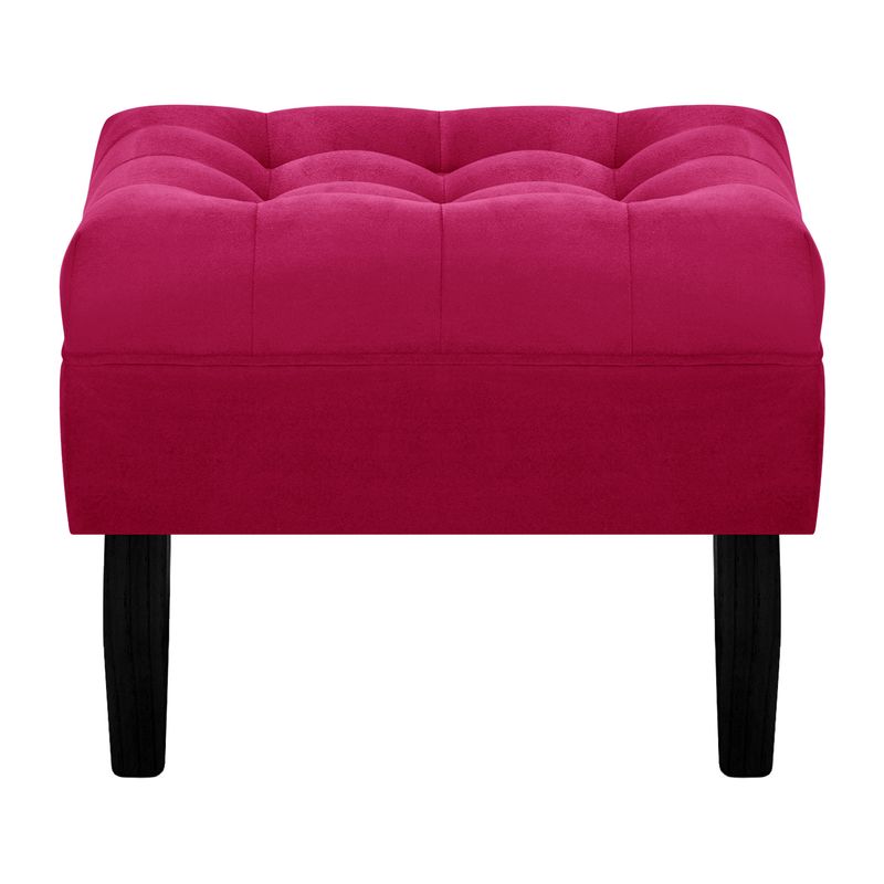 BODEVIR - Pouf Wood 1C Felpa 00 Burdeo