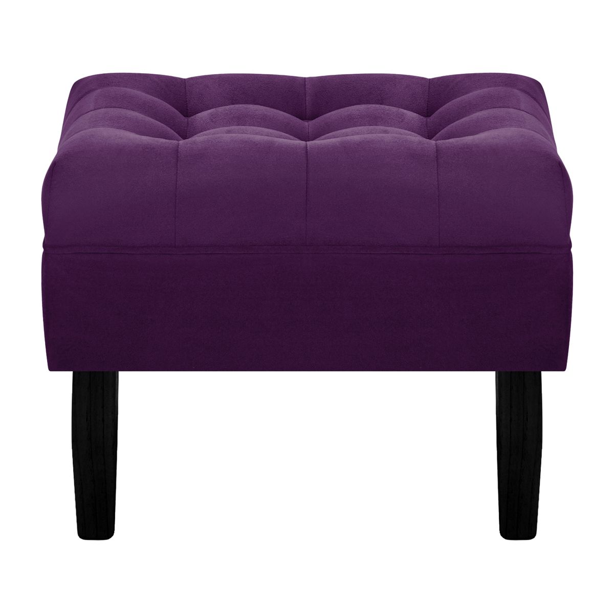 BODEVIR - Pouf Wood 1C Felpa 00 Morado