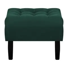 BODEVIR - Pouf Wood 1C Felpa 00 Verde Botella