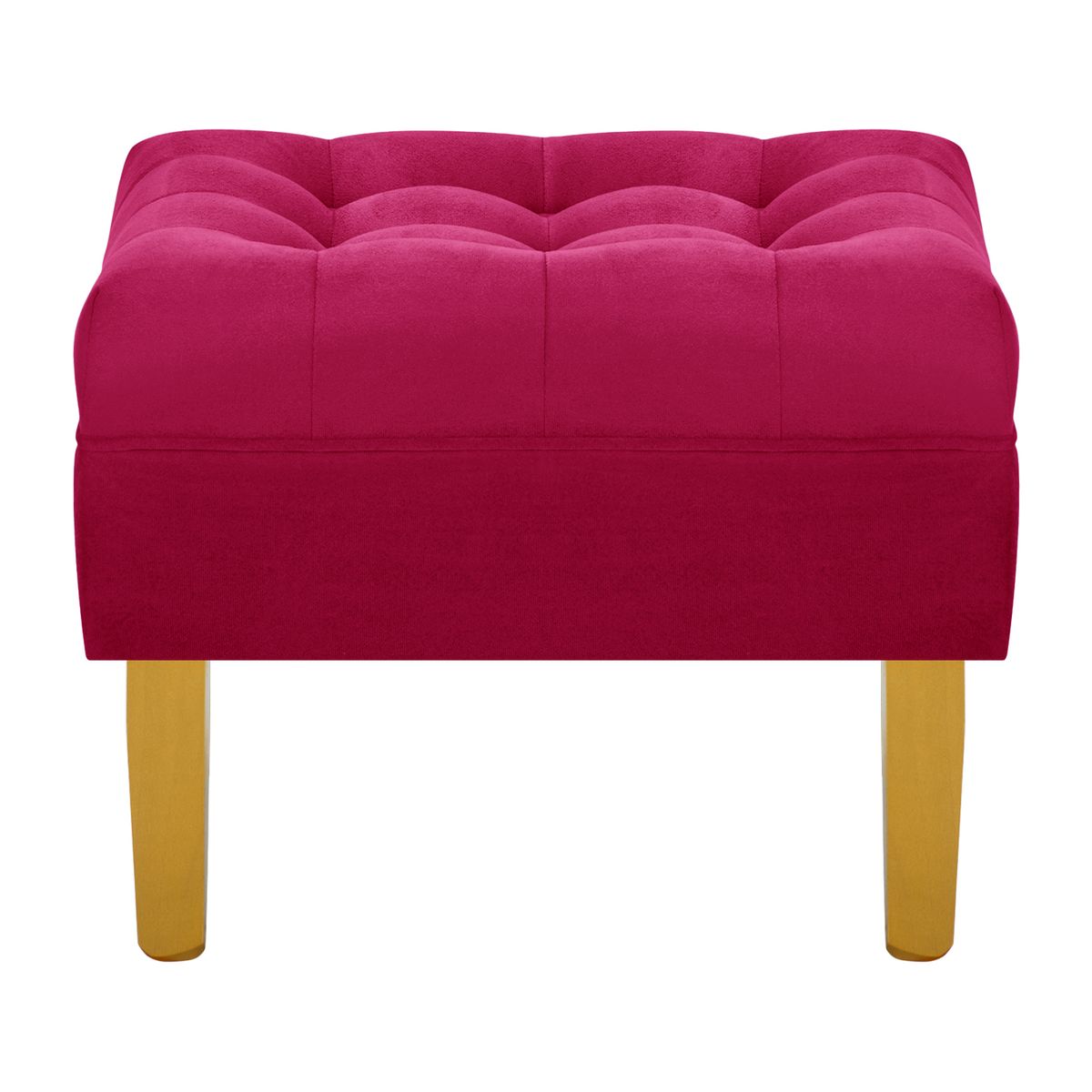 BODEVIR - Set Pouf Wood 1C Felpa 01 Burdeo