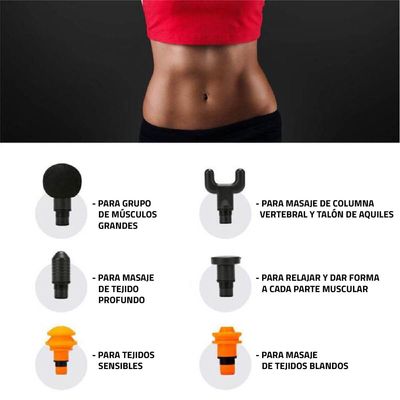 Imagen 2 del producto Masajeador Muscular T1 Negro con 30 Velocidades