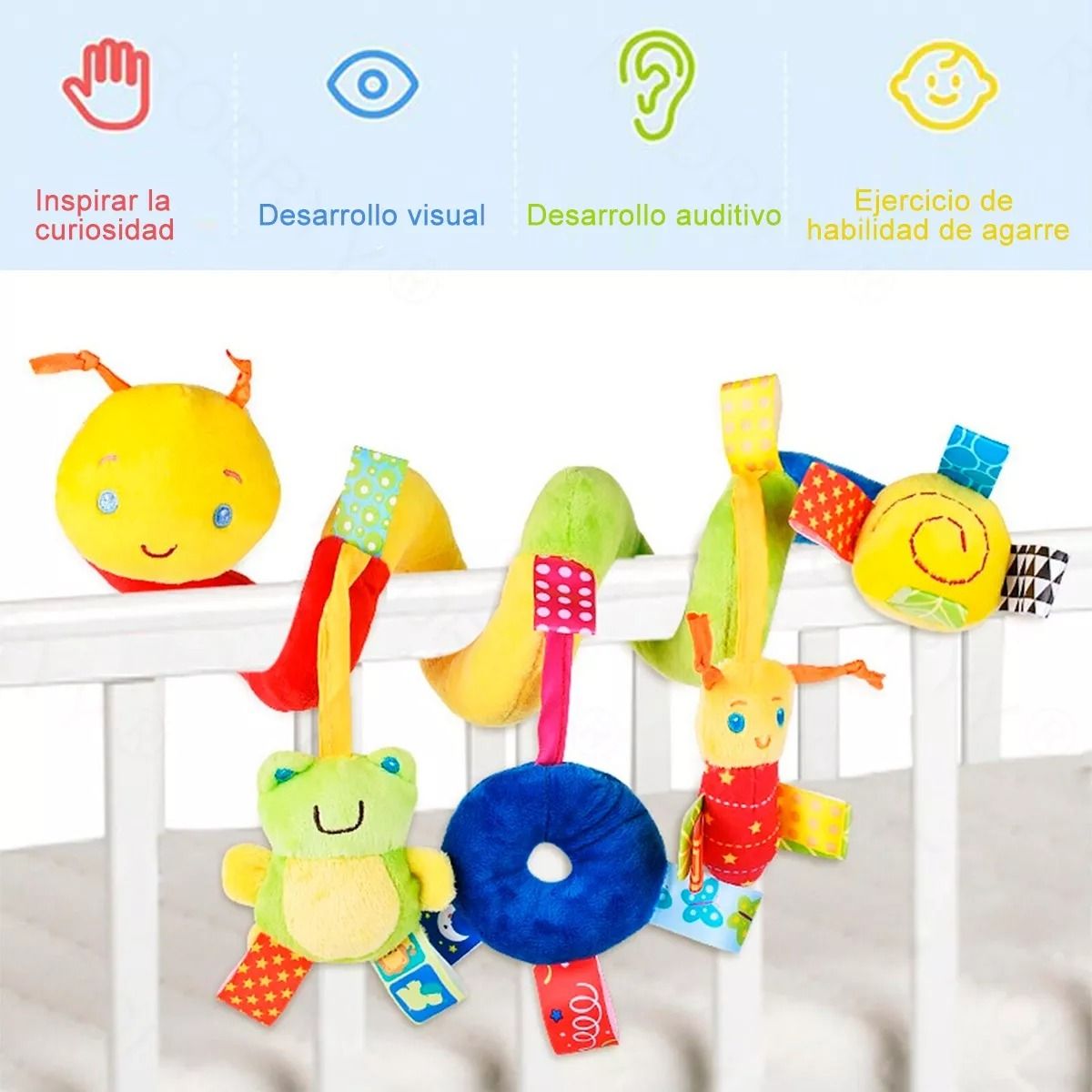 GENERICO - Movil Para Cuna Y Coche Bebe Modelo Espiral