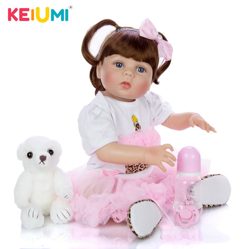 TIOZONEY - Muñeca bebe reborn vinilo de silicona juguetes