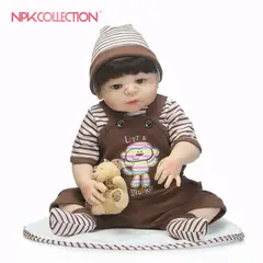 TIOZONEY - Muñeca bebe reborn vinilo de silicona juguetes