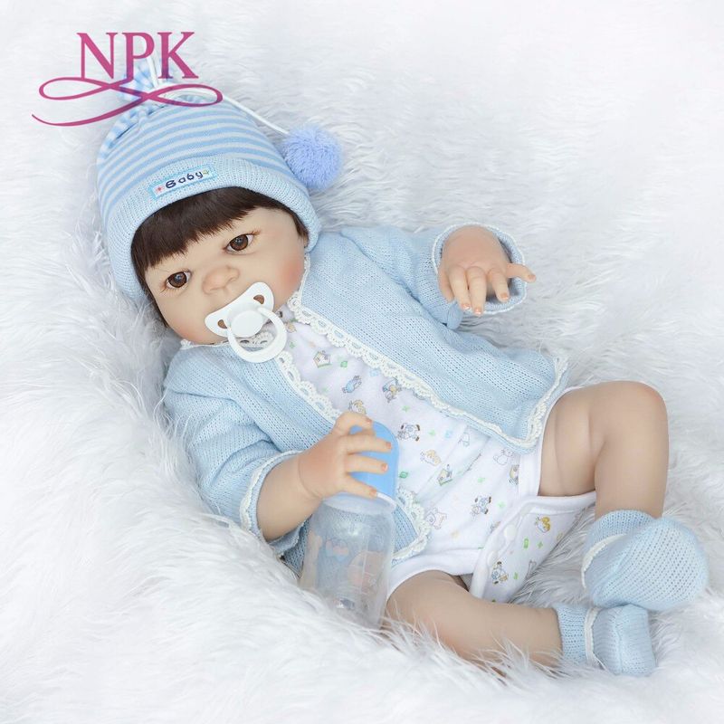 TIOZONEY - Muñeca bebe reborn vinilo de silicona juguetes