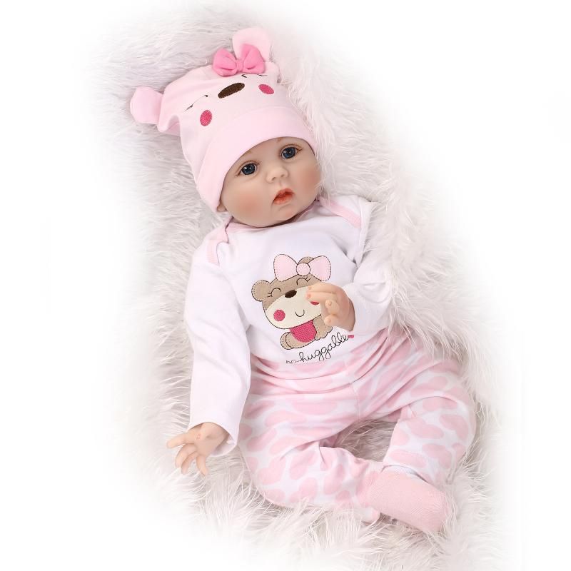 TIOZONEY - Muñeca bebe reborn vinilo de silicona juguetes