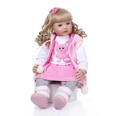 TIOZONEY - Muñeca bebe reborn vinilo de silicona juguetes