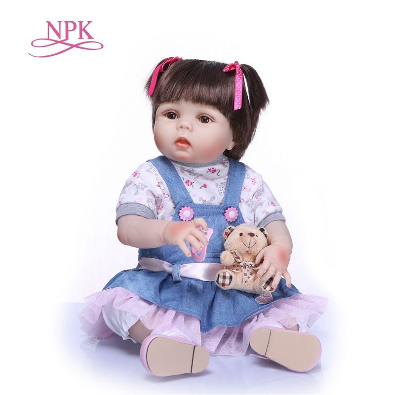 TIOZONEY - Muñeca bebe reborn vinilo de silicona juguetes