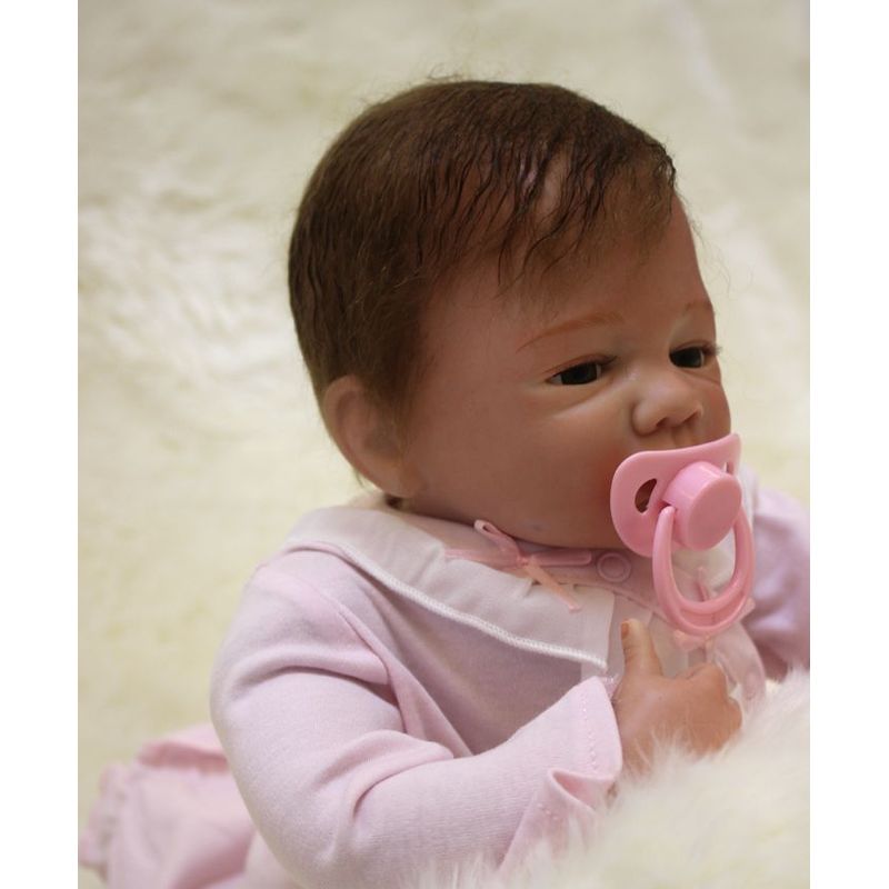 TIOZONEY - Muñeca bebe reborn vinilo de silicona juguetes