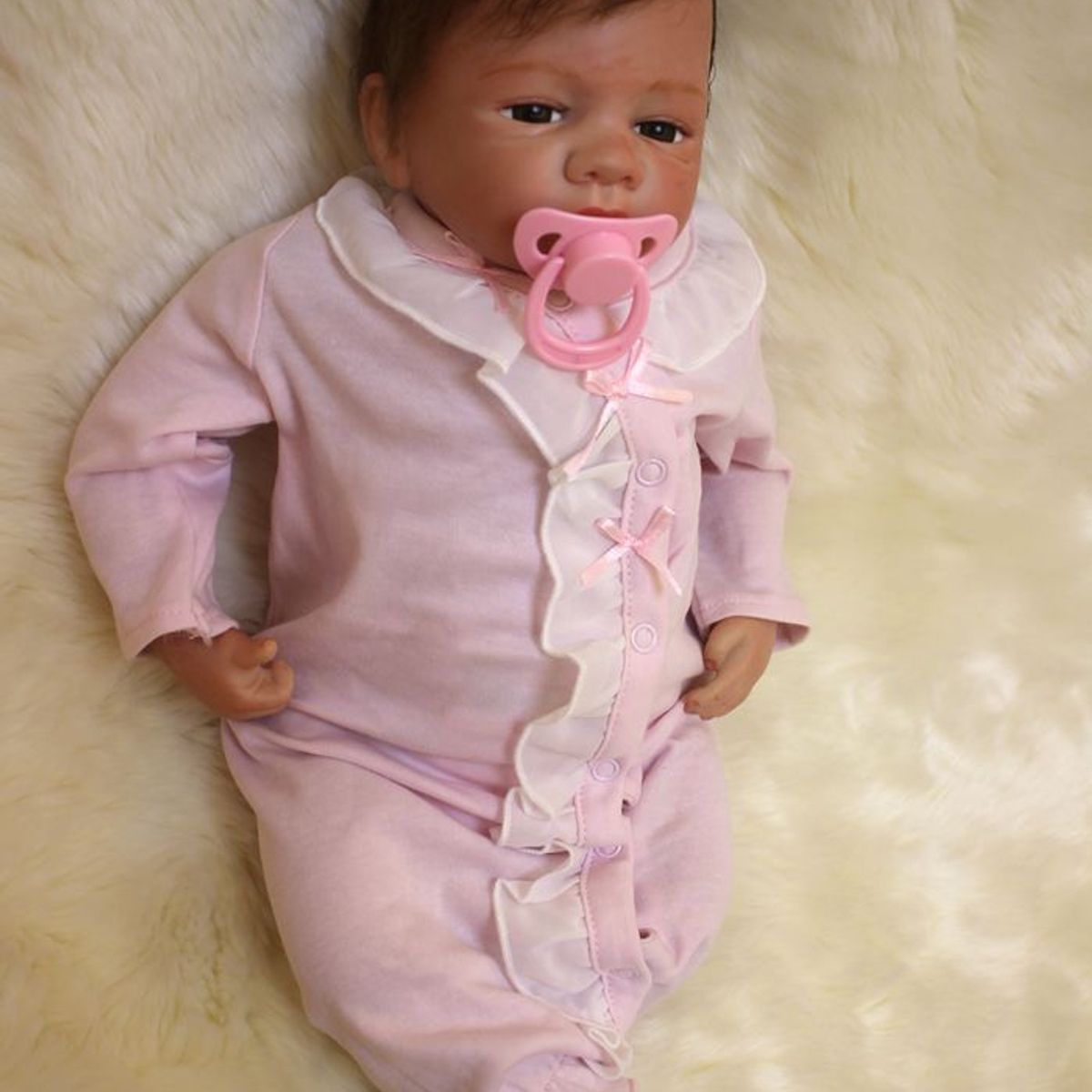 TIOZONEY - Muñeca bebe reborn vinilo de silicona juguetes