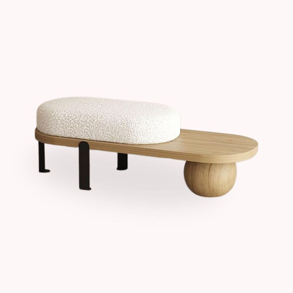 SANTU HOME & DECO - Taburete Moderno Madera Maciza